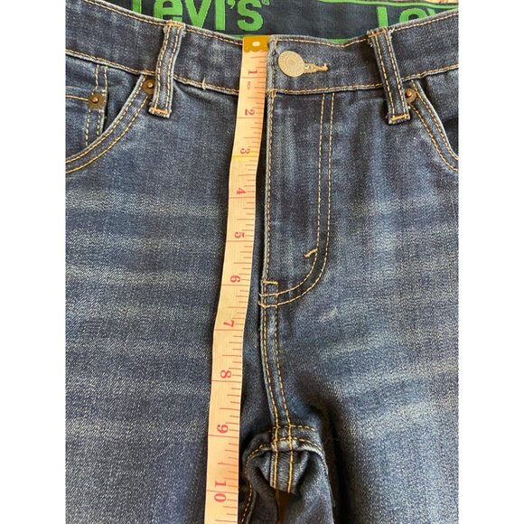 Levis 511 Blue Jeans Womens Denim 16 Regular Adjustable Straight Leg Classic - Picture 6 of 8